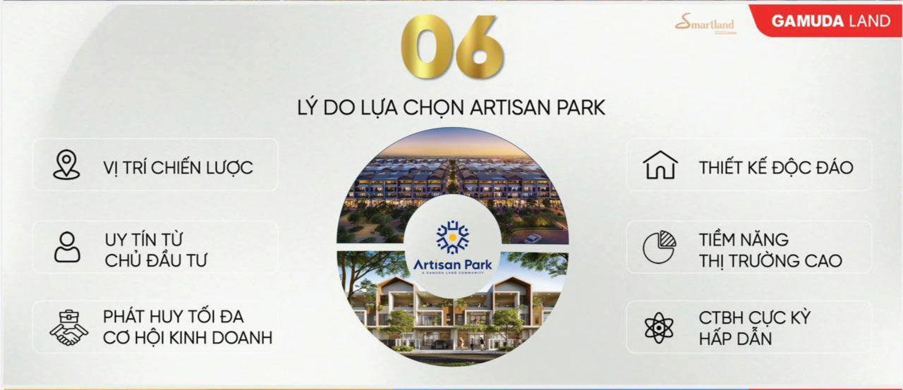 lý do chọn artisan park