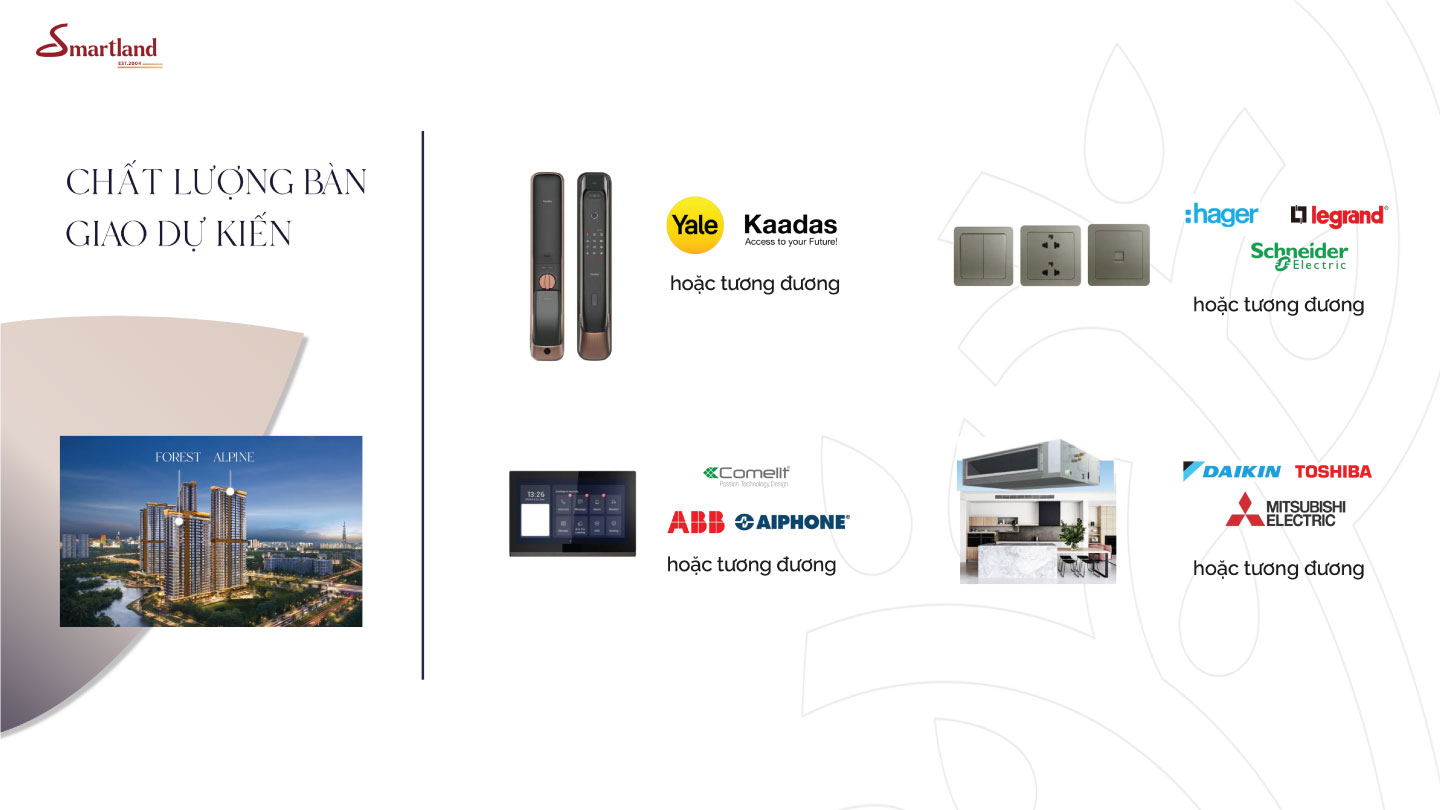 điều kiện bàn giao eaton park