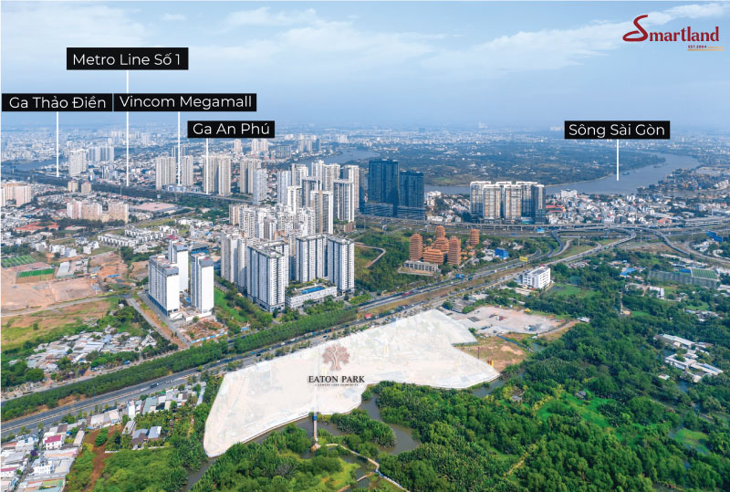 vị trí dự án eaton park
